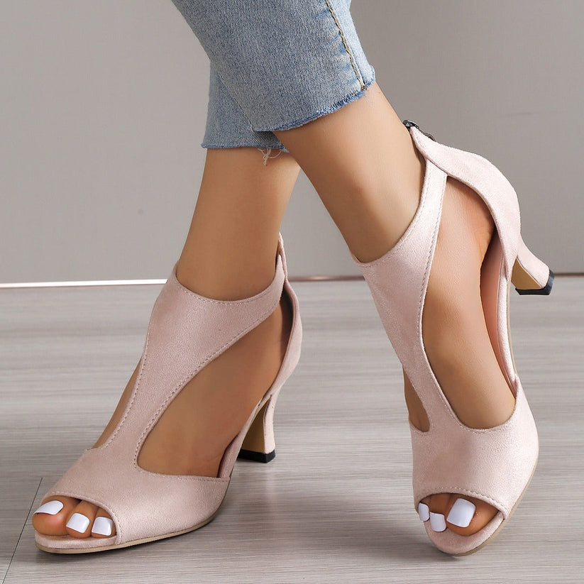 Elvina – Open Toe Heeled Sandals for Women