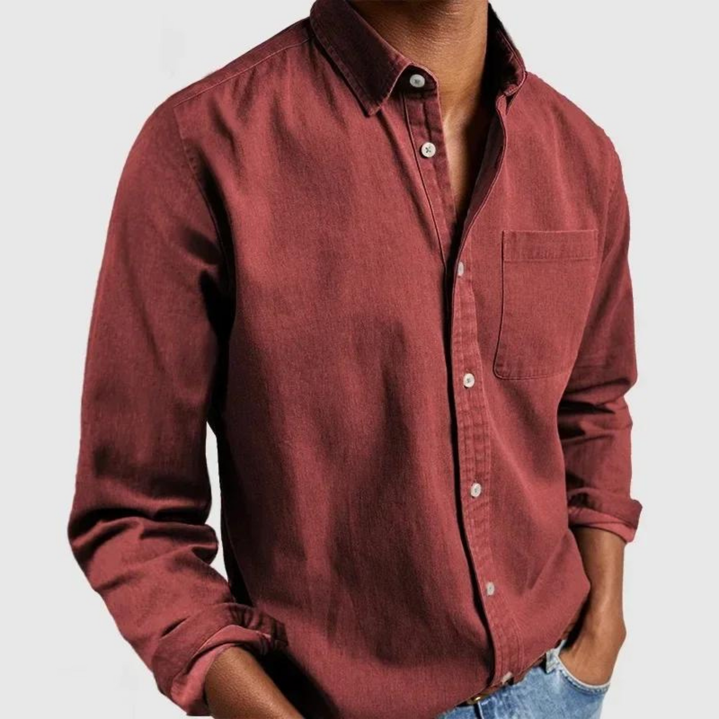 Aiden Men's Casual Shirt | Breathable Fabric, Classic Fit 6