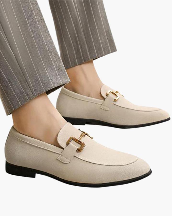 Men’s Luxury Suede Slip-On Loafers – Barzano