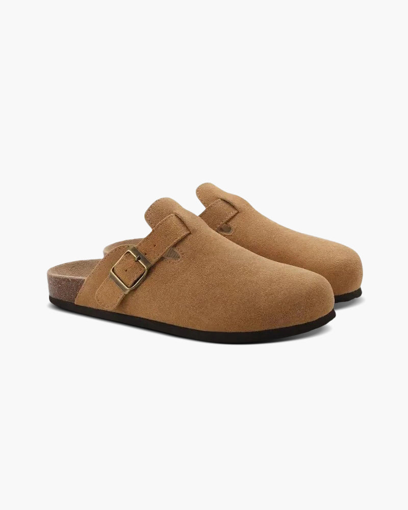Men’s Suede Slip-On Clogs – Bravello