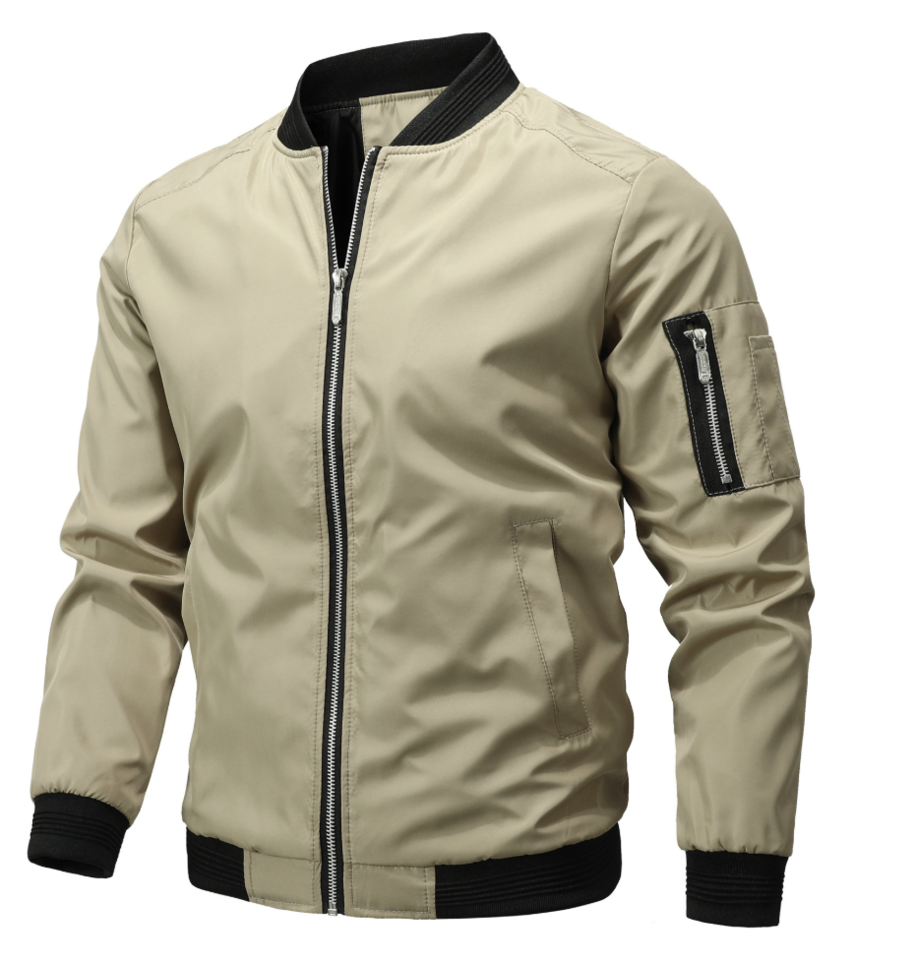 Brenner Men's Jacket Lightweight Bomber, Modern Design - Stylish Comfort