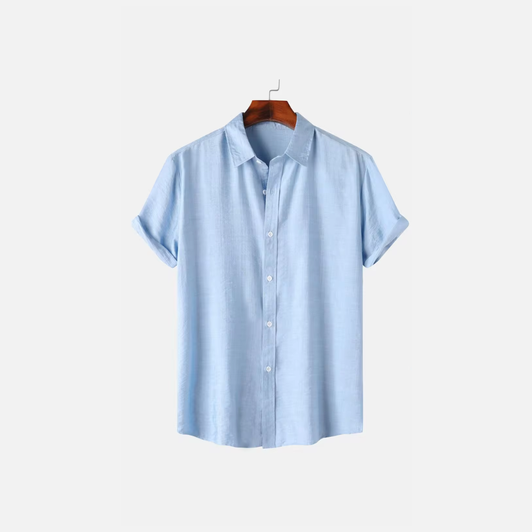 Caden Men's Linen Shirt | Lightweight and Breathable 3