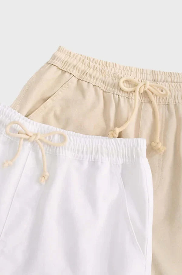 Relaxed Linen Shirt & Drawstring Trousers – Cevoro