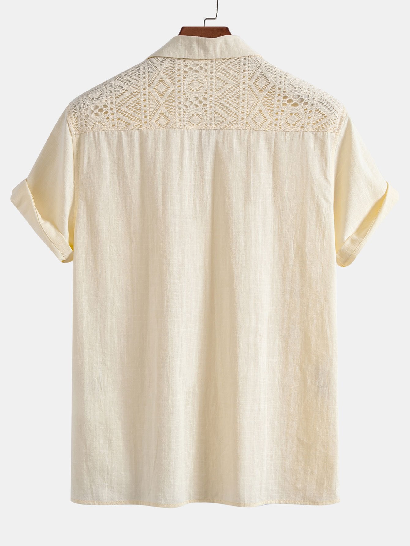 Geometric Patchwork Cuban Shirt – Darsivo