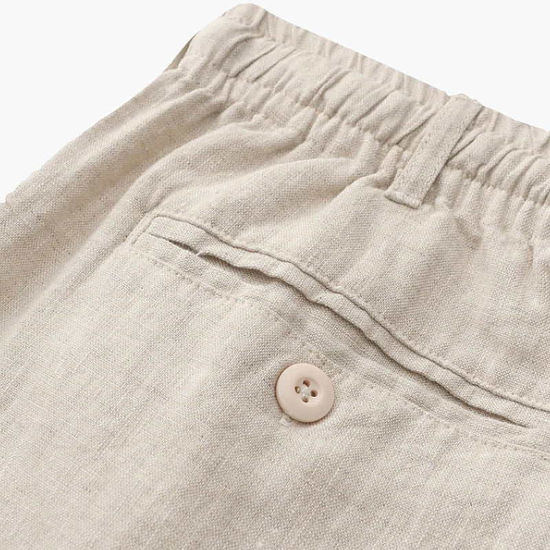 Linen Drawstring Shorts – Elvano