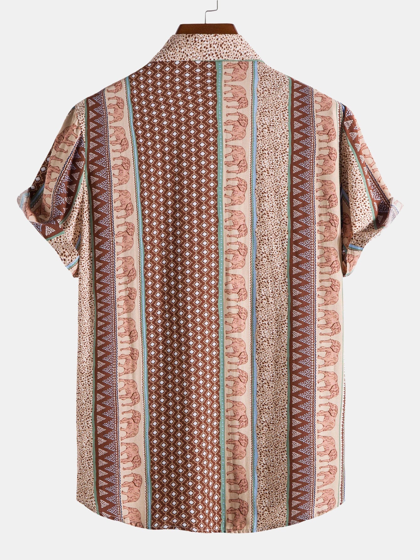 Patterned rayon summer shirt – Elvaron