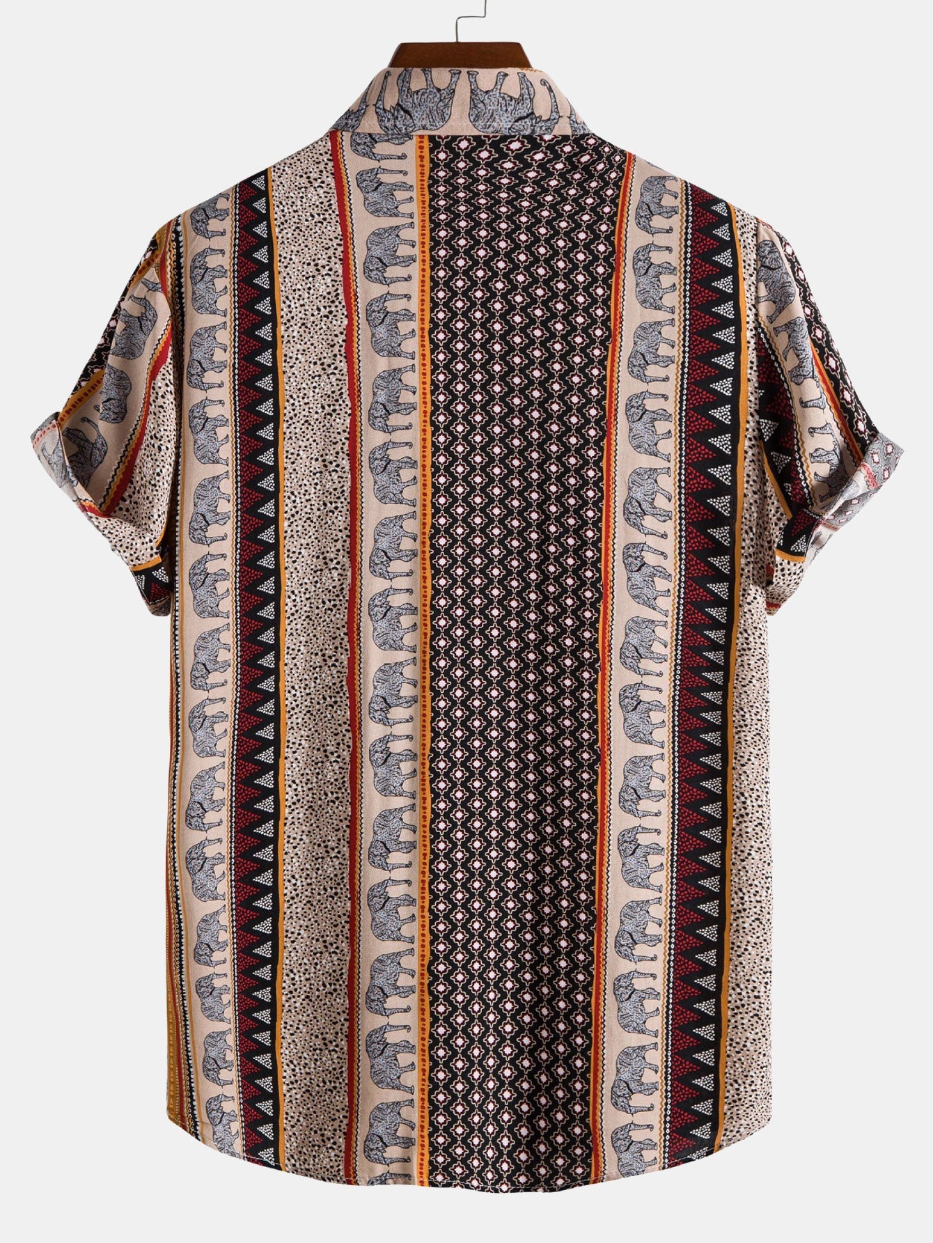 Patterned rayon summer shirt – Elvaron