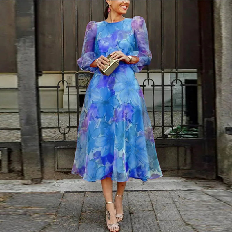 Floral print midi dress – Floravie
