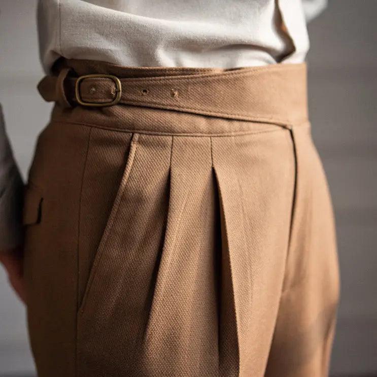 Beaumont – Tailored Pleated Trousers for Men