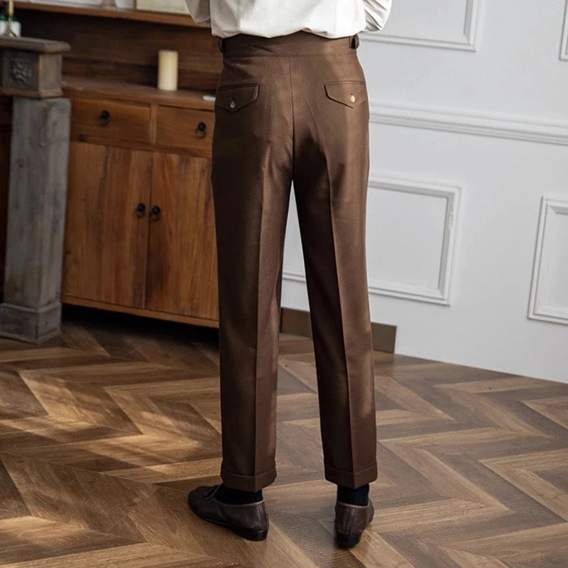 Beaumont – Tailored Pleated Trousers for Men