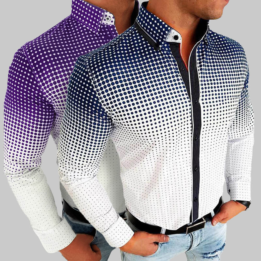 Geometric Print Shirt - Joreno