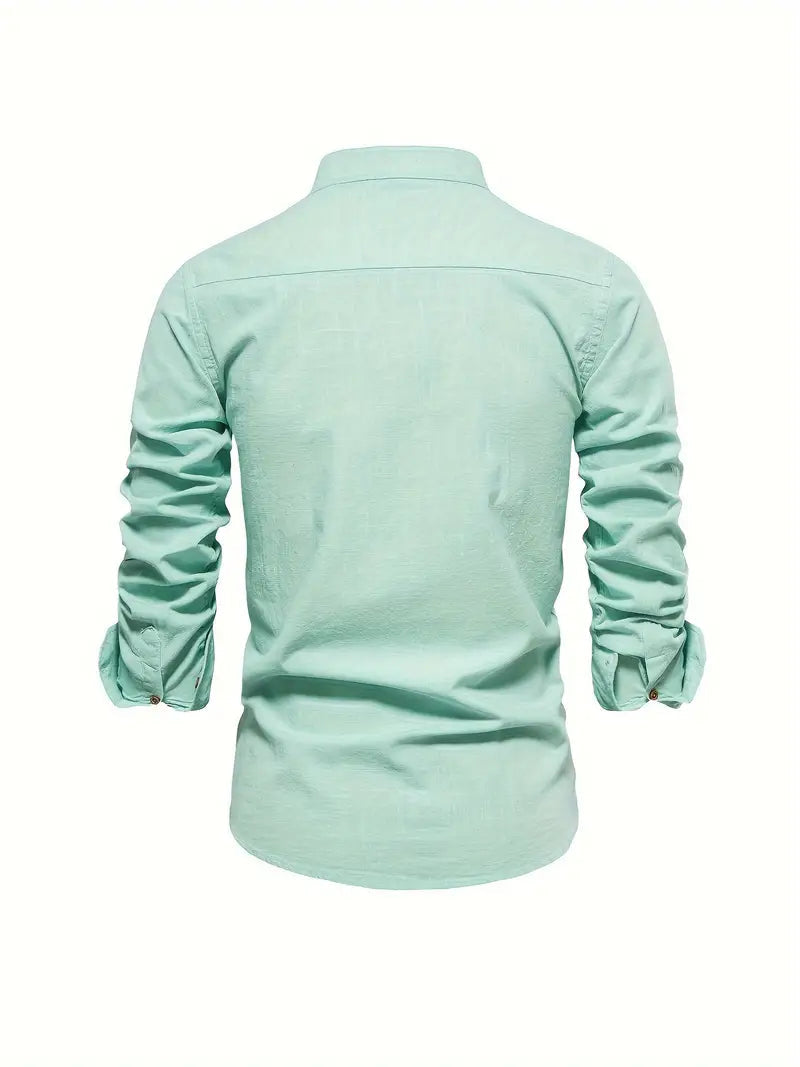 Levi Women's Button-Up White Blouse | Soft Fabric, Casual Elegance