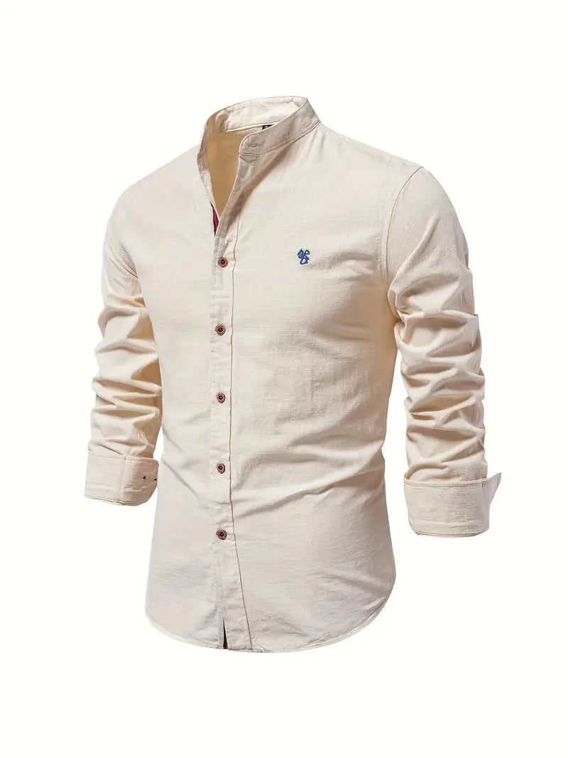Levi Women's Button-Up White Blouse | Soft Fabric, Casual Elegance