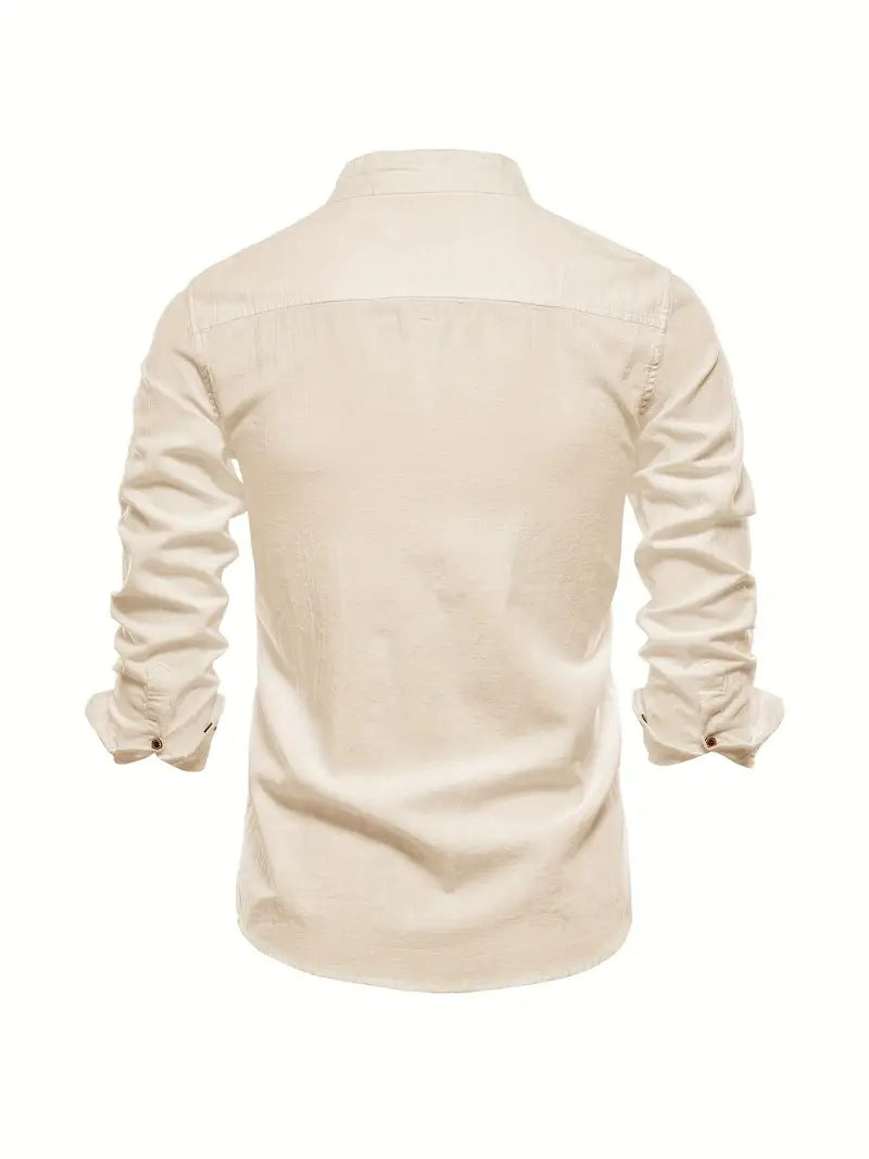 Levi Women's Button-Up White Blouse | Soft Fabric, Casual Elegance