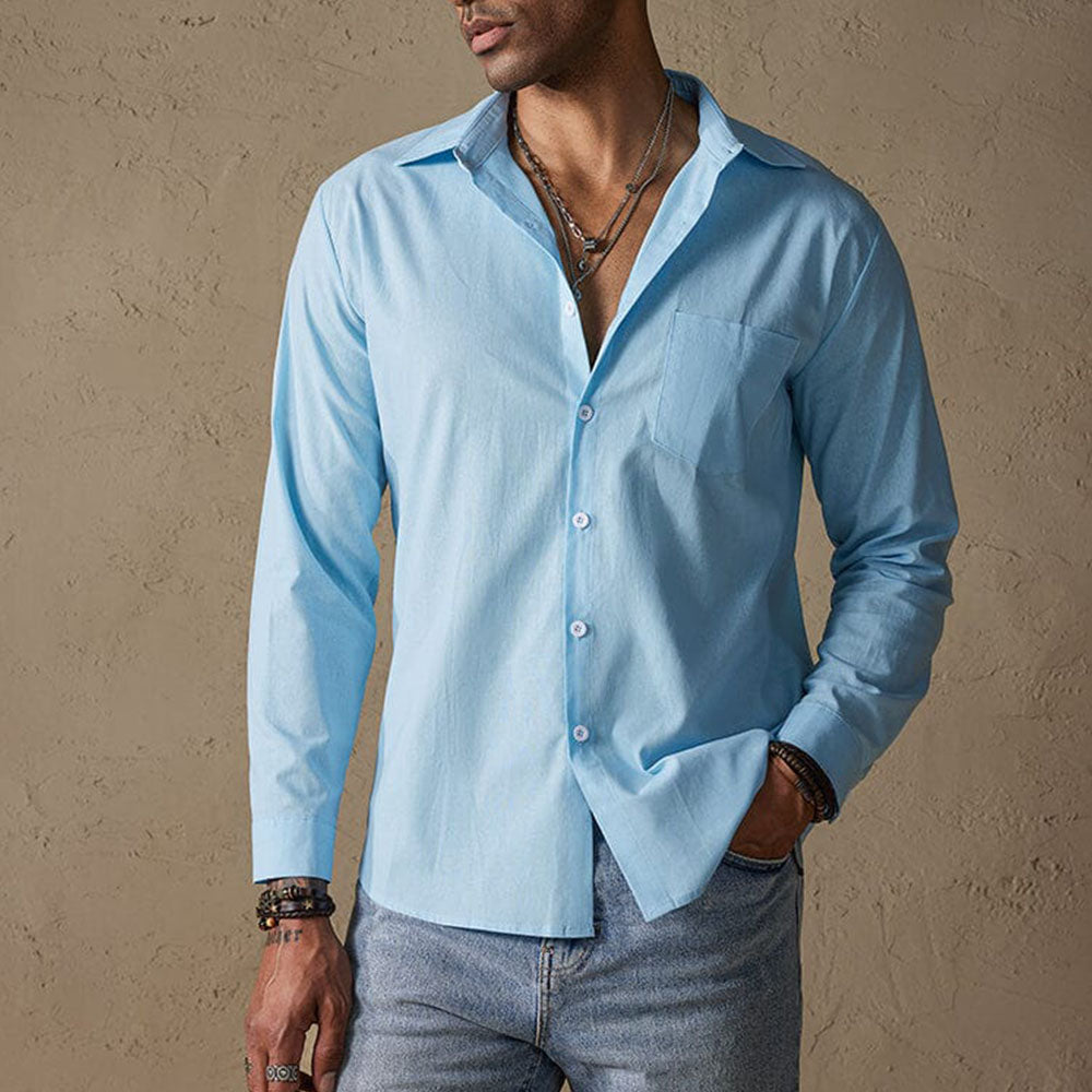 Lino Men's Casual Shirt | Premium Linen Blend 1