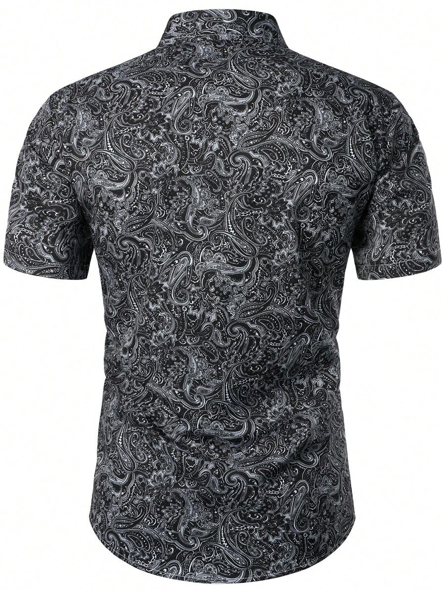 Retro Paisley Short Sleeve Shirt – Marvesco