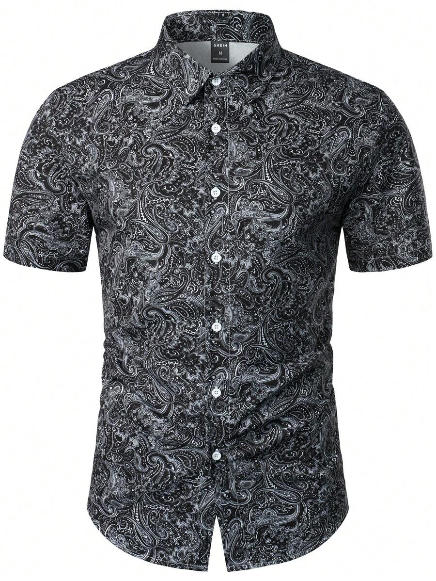 Retro Paisley Short Sleeve Shirt – Marvesco