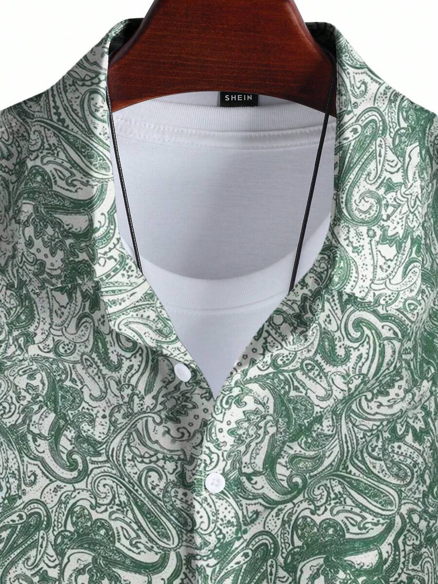 Retro Paisley Short Sleeve Shirt – Marvesco