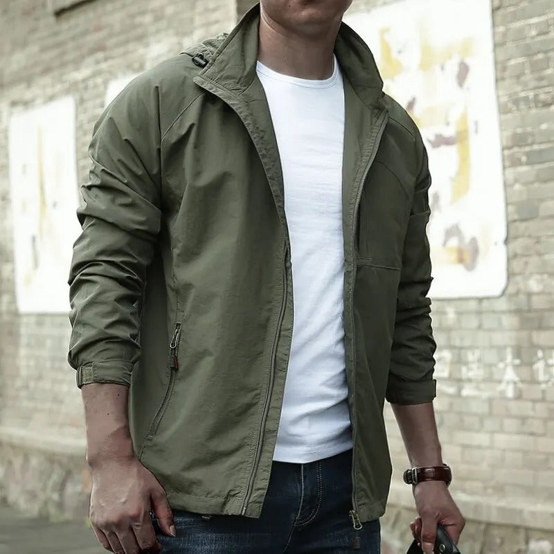 Waterproof lightweight cargo jacket – Marvian