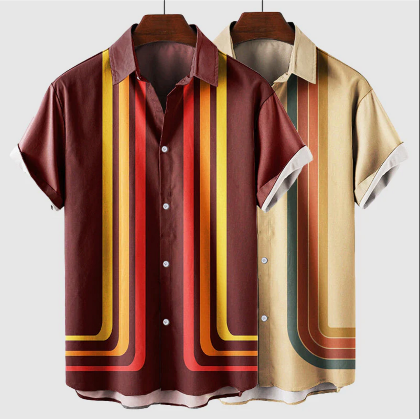 Retro vintage print shirt – Mavino