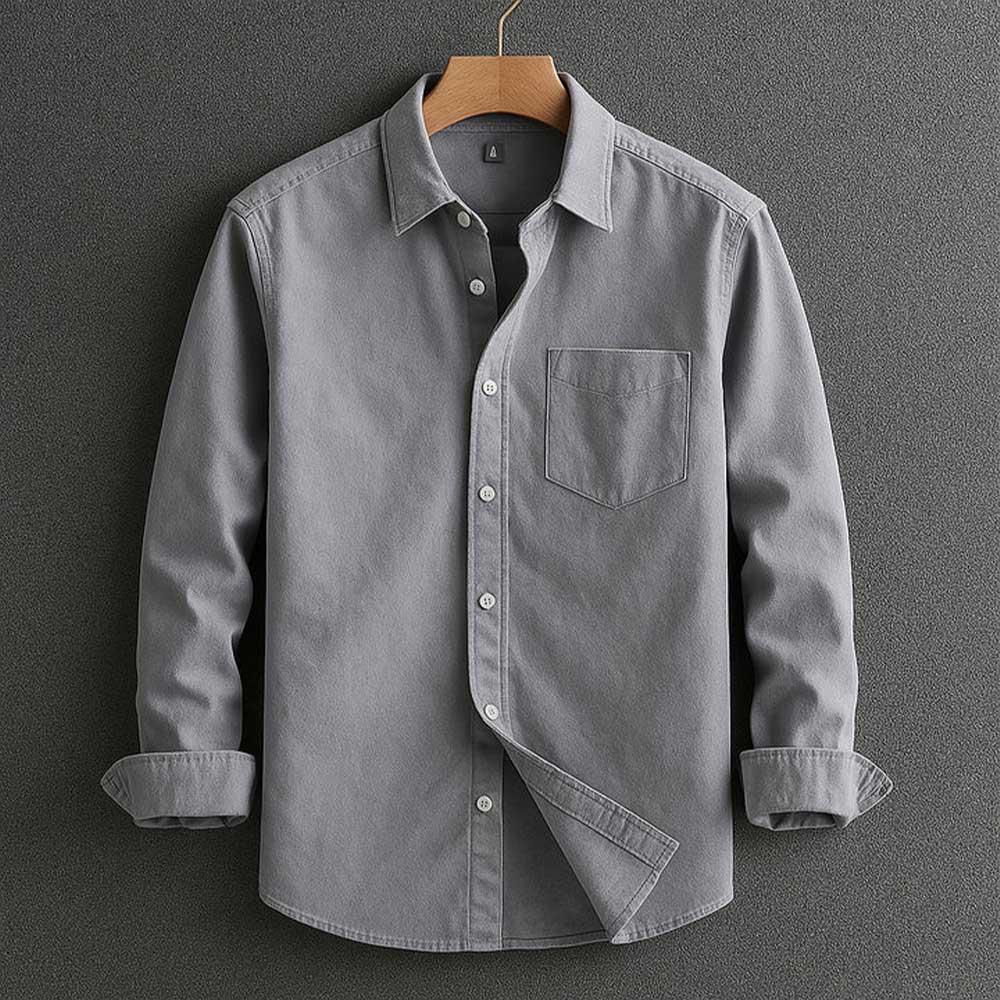 Max Men's White Dress Shirt | Organic Fabric Blend, Timeless Fit 2