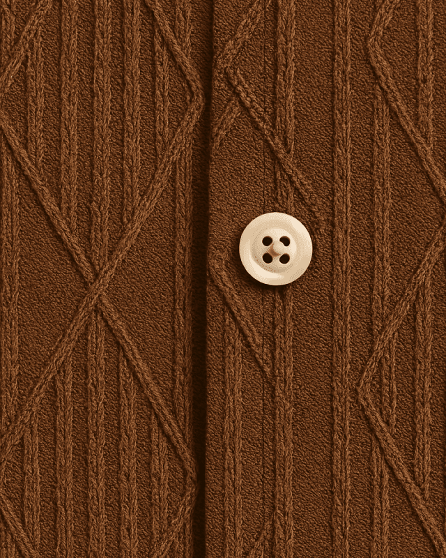 Geometric Jacquard Cuban Shirt – Montivo