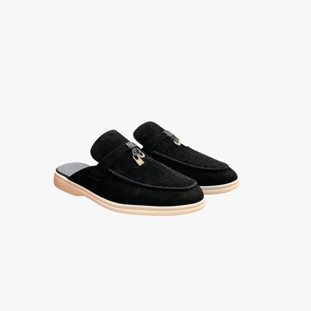 Women’s Slip-On Loafers with Buckle – Noretta