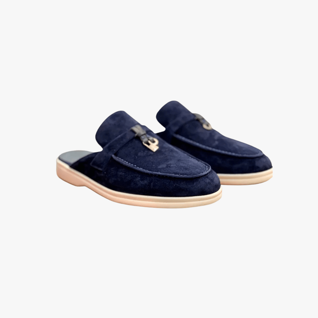 Women’s Slip-On Loafers with Buckle – Noretta