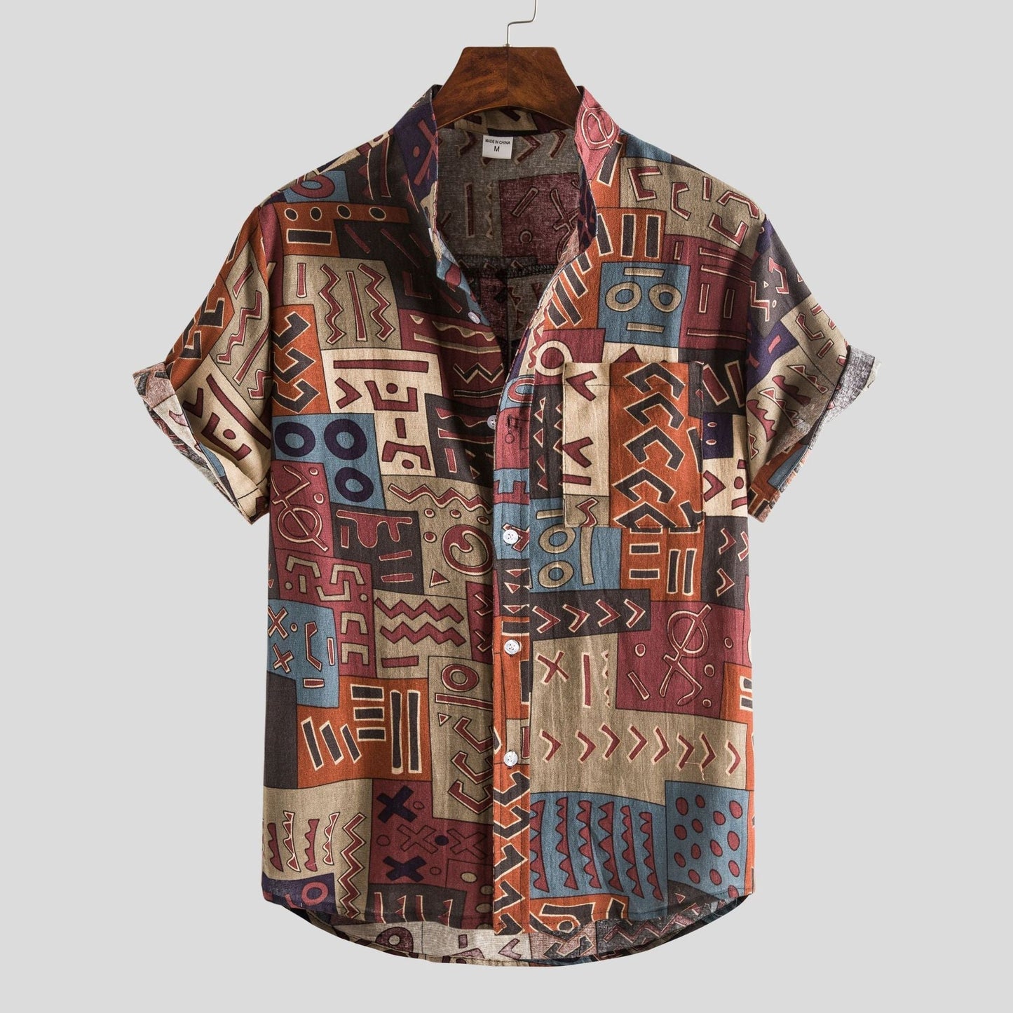 Kairo – Men’s Ethnic Pattern Shirt
