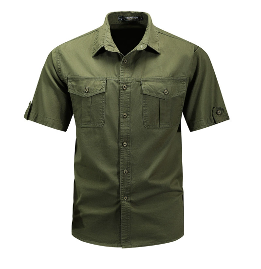 Trailblazer Outdoor Men's Cargo Shirt | Durable Fabric with Multiple Pockets