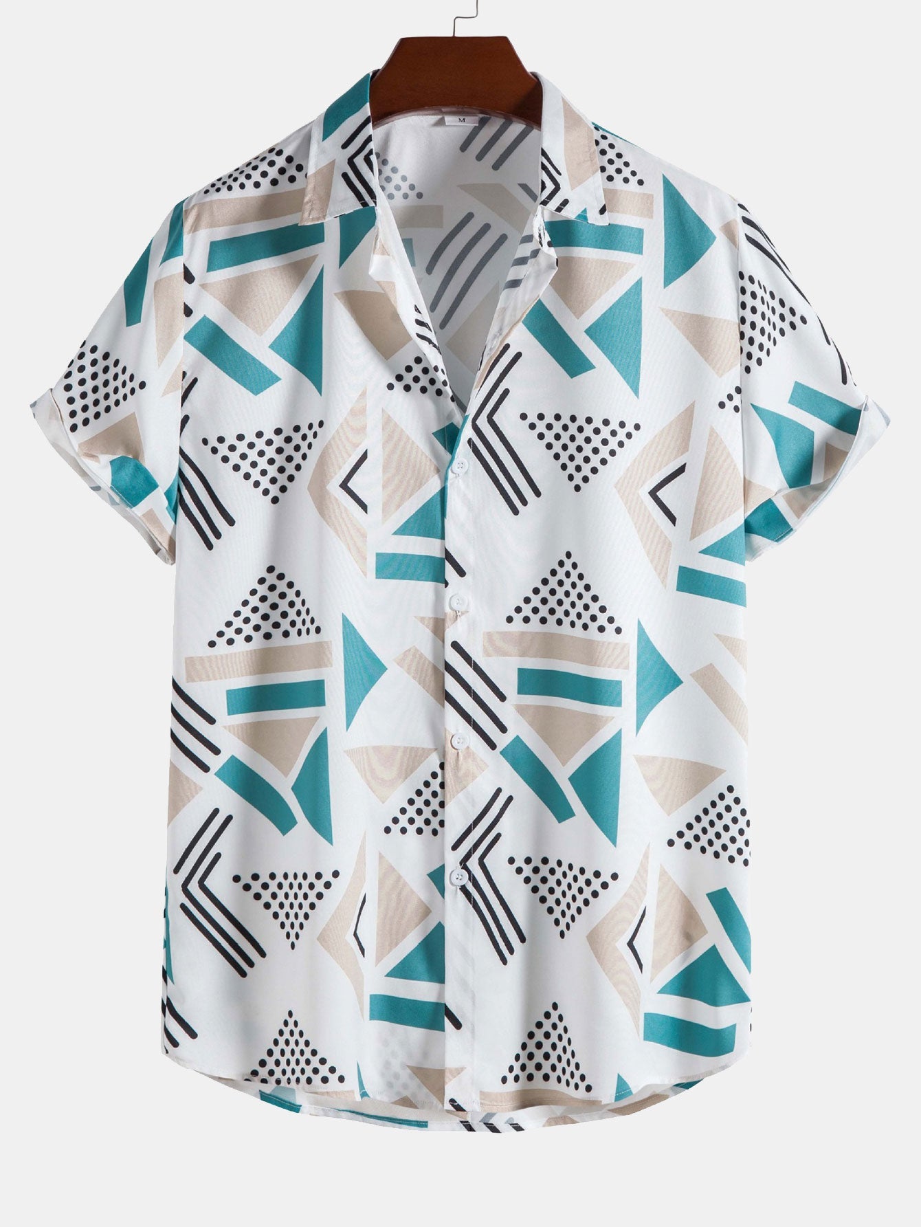 Patterned relaxed fit shirt – Rovaire