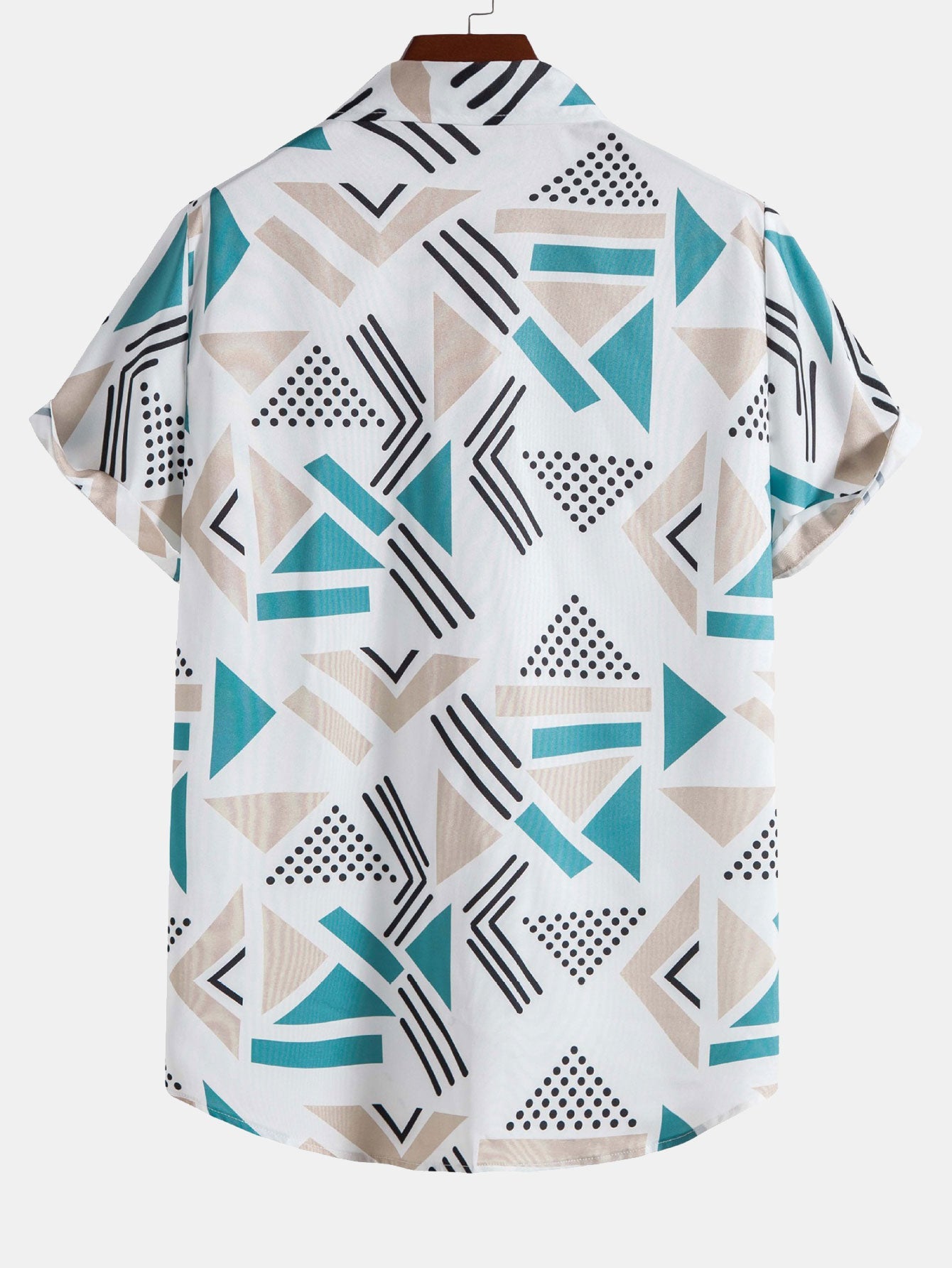Patterned relaxed fit shirt – Rovaire