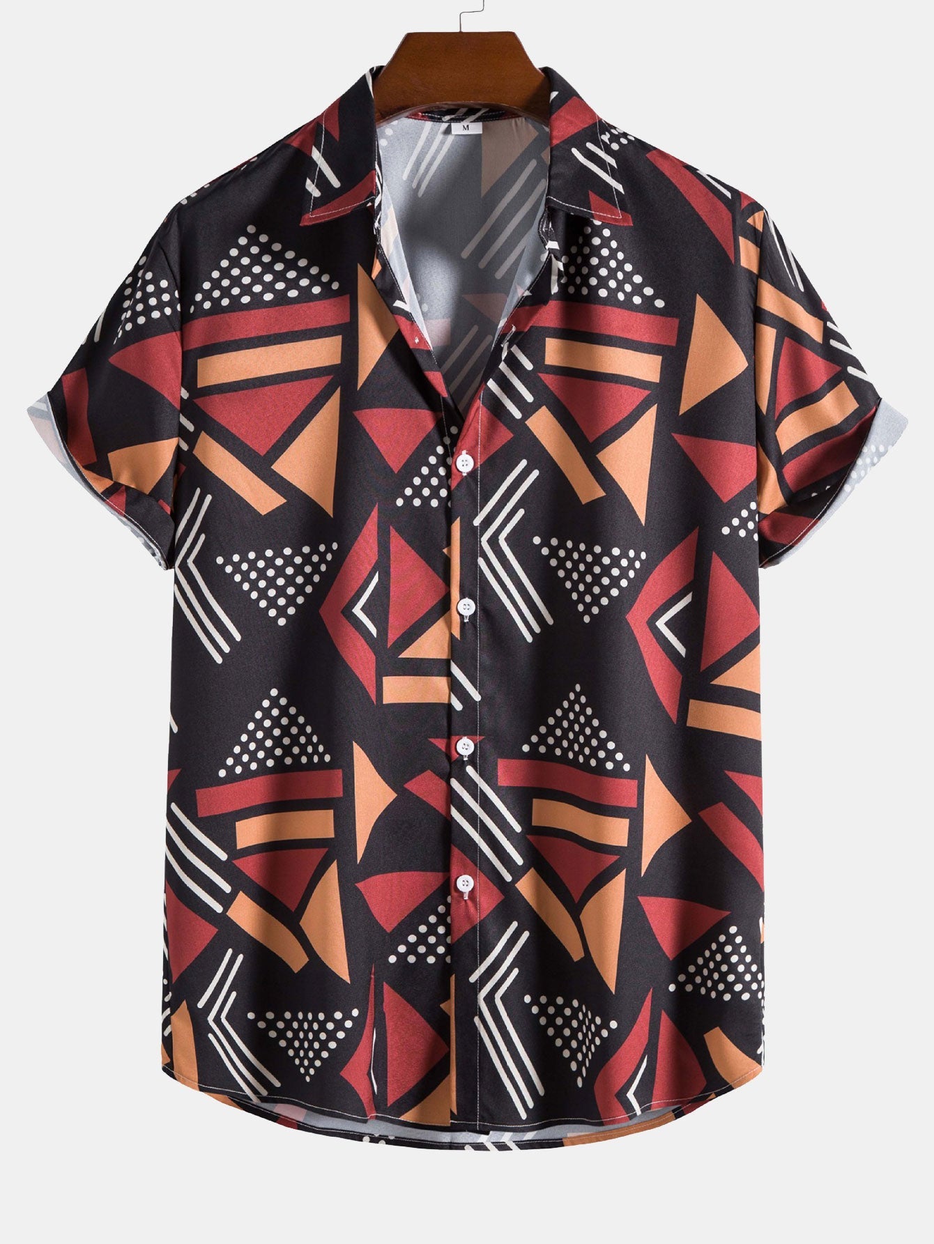 Patterned relaxed fit shirt – Rovaire