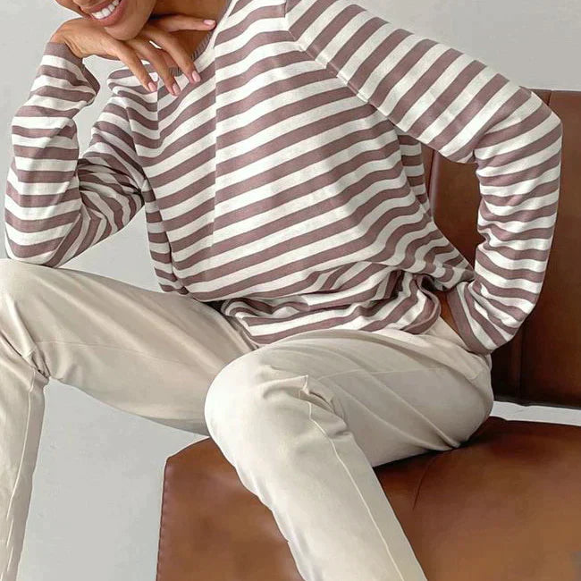 Lunaria - Elegant Striped Shirt