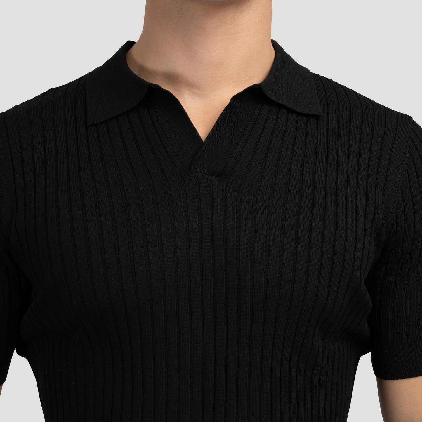 Textured Knit Polo – Selvino