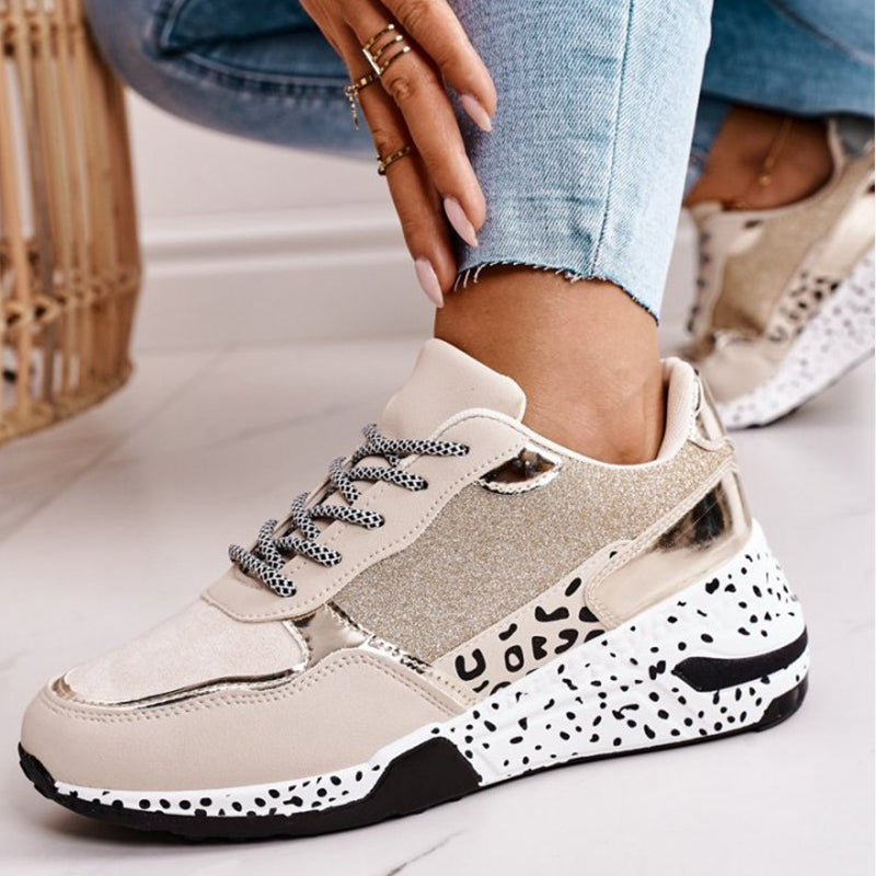 Lunarelle – Supportive Lace-Up Sneakers for Women