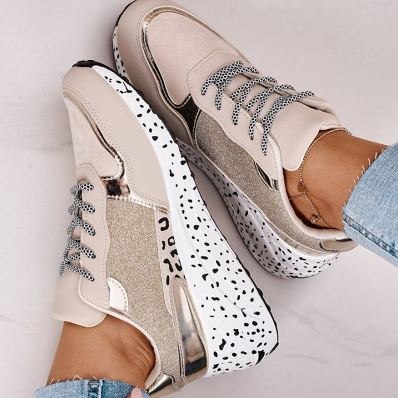 Lunarelle – Supportive Lace-Up Sneakers for Women