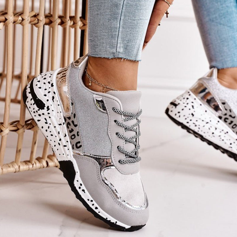 Lunarelle – Supportive Lace-Up Sneakers for Women
