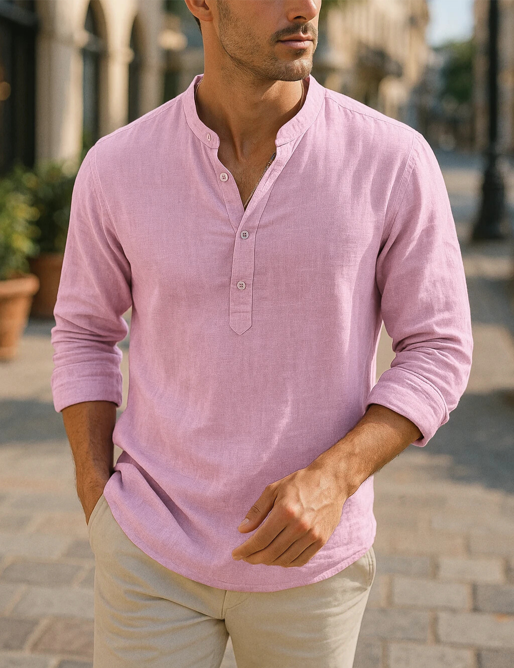 Linen Short Sleeve Shirt – Zairano