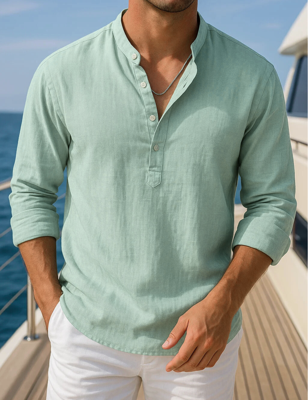 Linen Short Sleeve Shirt – Zairano