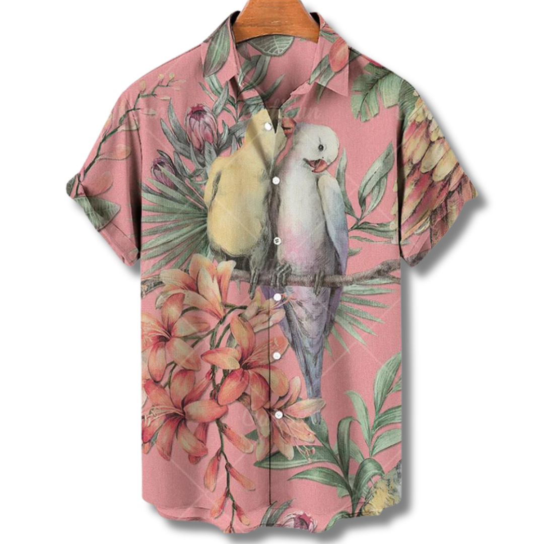 Floral relaxed fit shirt – Zorano