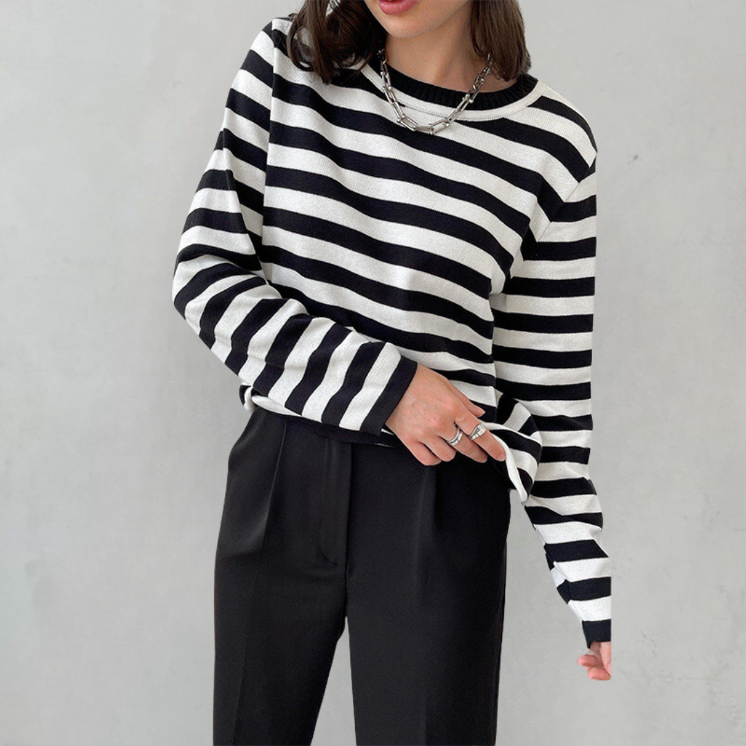 Lunaria - Elegant Striped Shirt