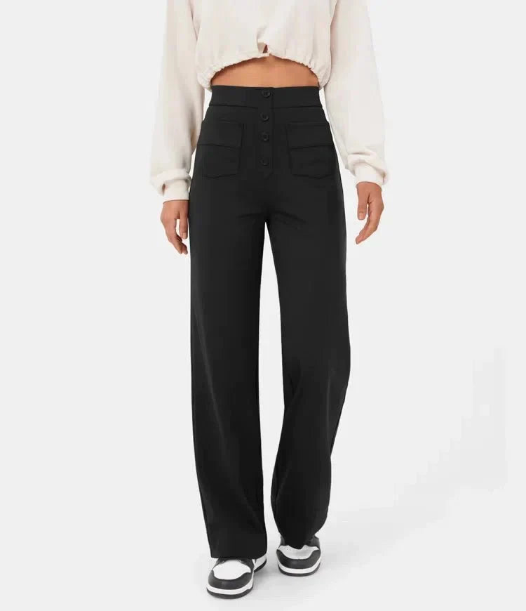 Sierra – Women’s Stretchy High Waisted Everyday Trousers