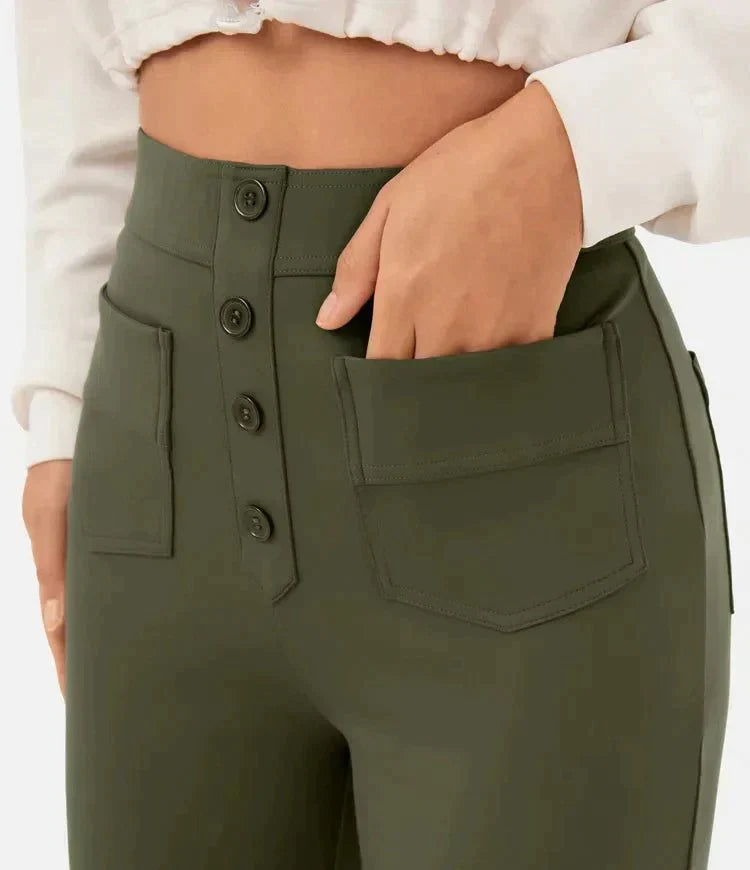 Sierra – Women’s Stretchy High Waisted Everyday Trousers