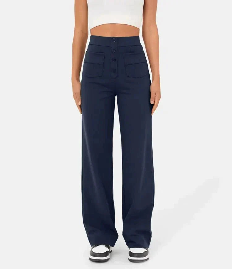 Sierra – Women’s Stretchy High Waisted Everyday Trousers