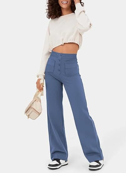 Sierra – Women’s Stretchy High Waisted Everyday Trousers