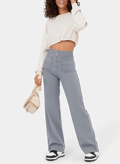 Sierra – Women’s Stretchy High Waisted Everyday Trousers