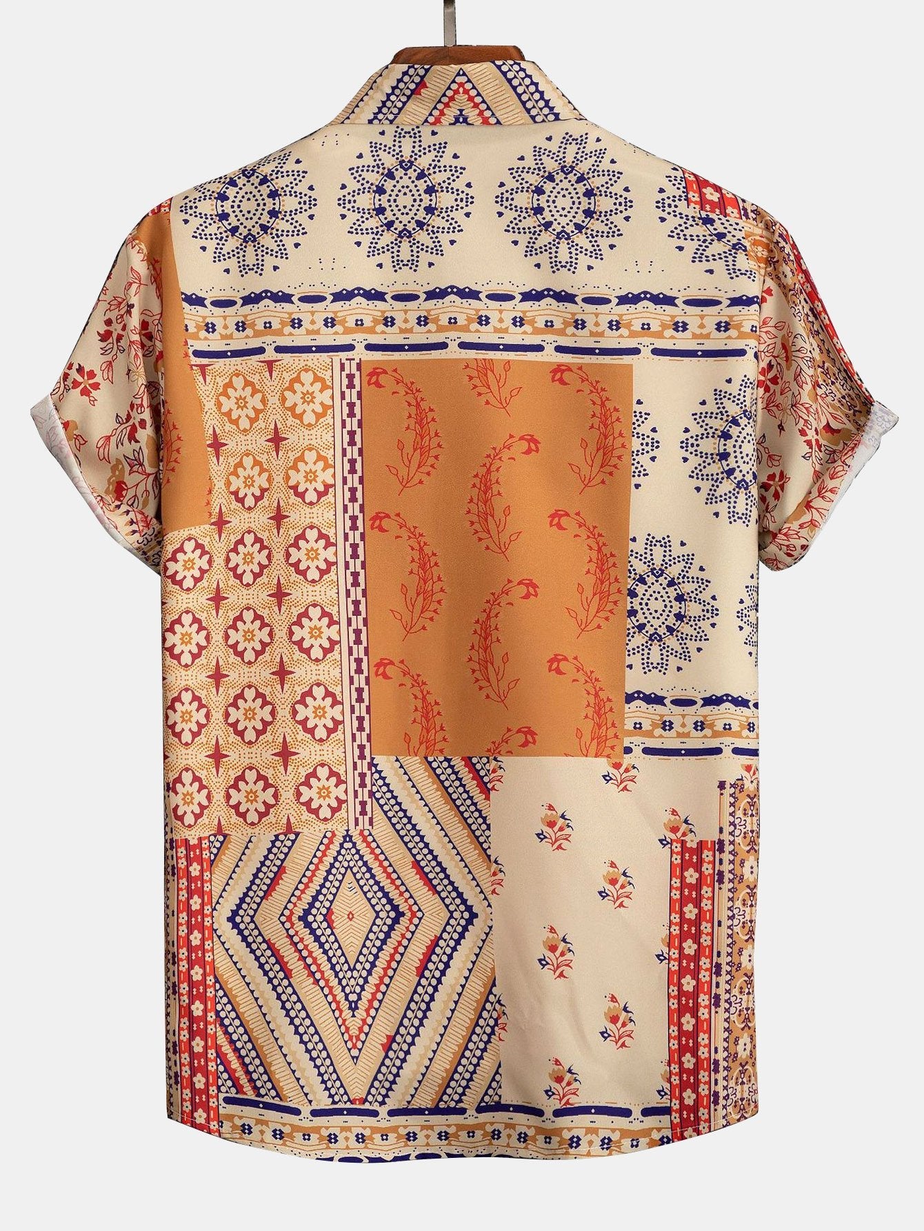 Textured vintage polo shirt – Elvano