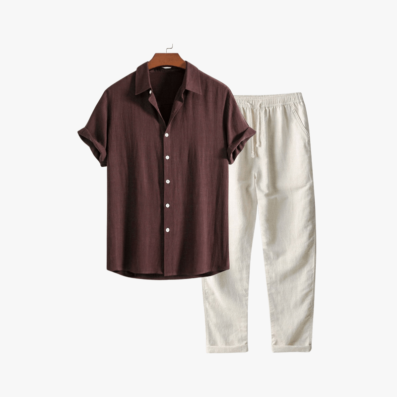 Men’s Linen Co-ord Set – Tavonte