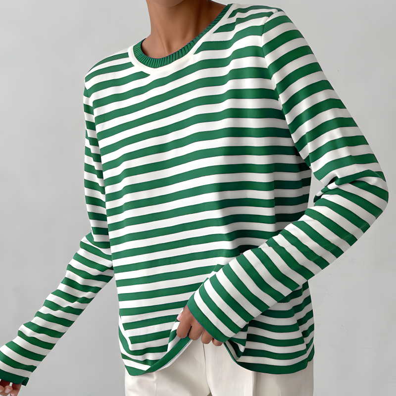 Lunaria - Elegant Striped Shirt